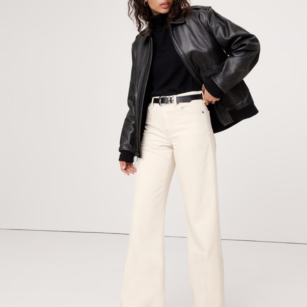 Banana Republic Cream Flare Women's Jeans